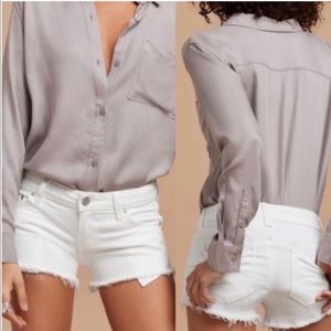 Talula Low Rise Shorts WHITE